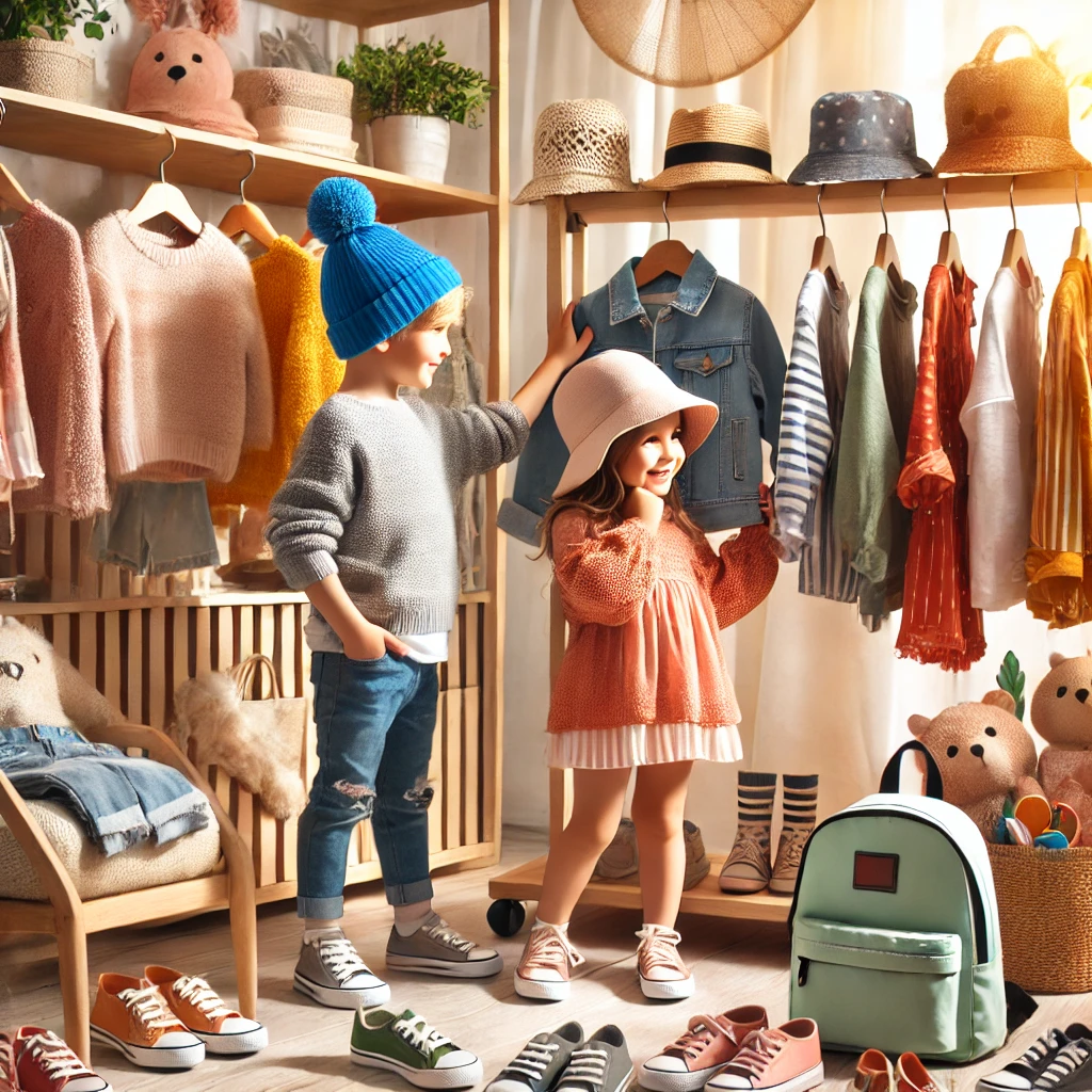 Kids’ clothing and accessories