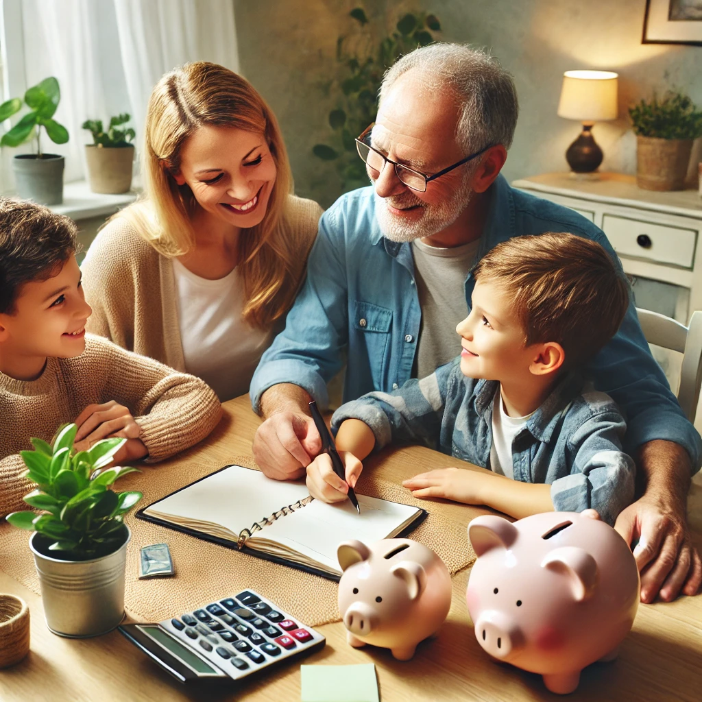 Saving for family goals